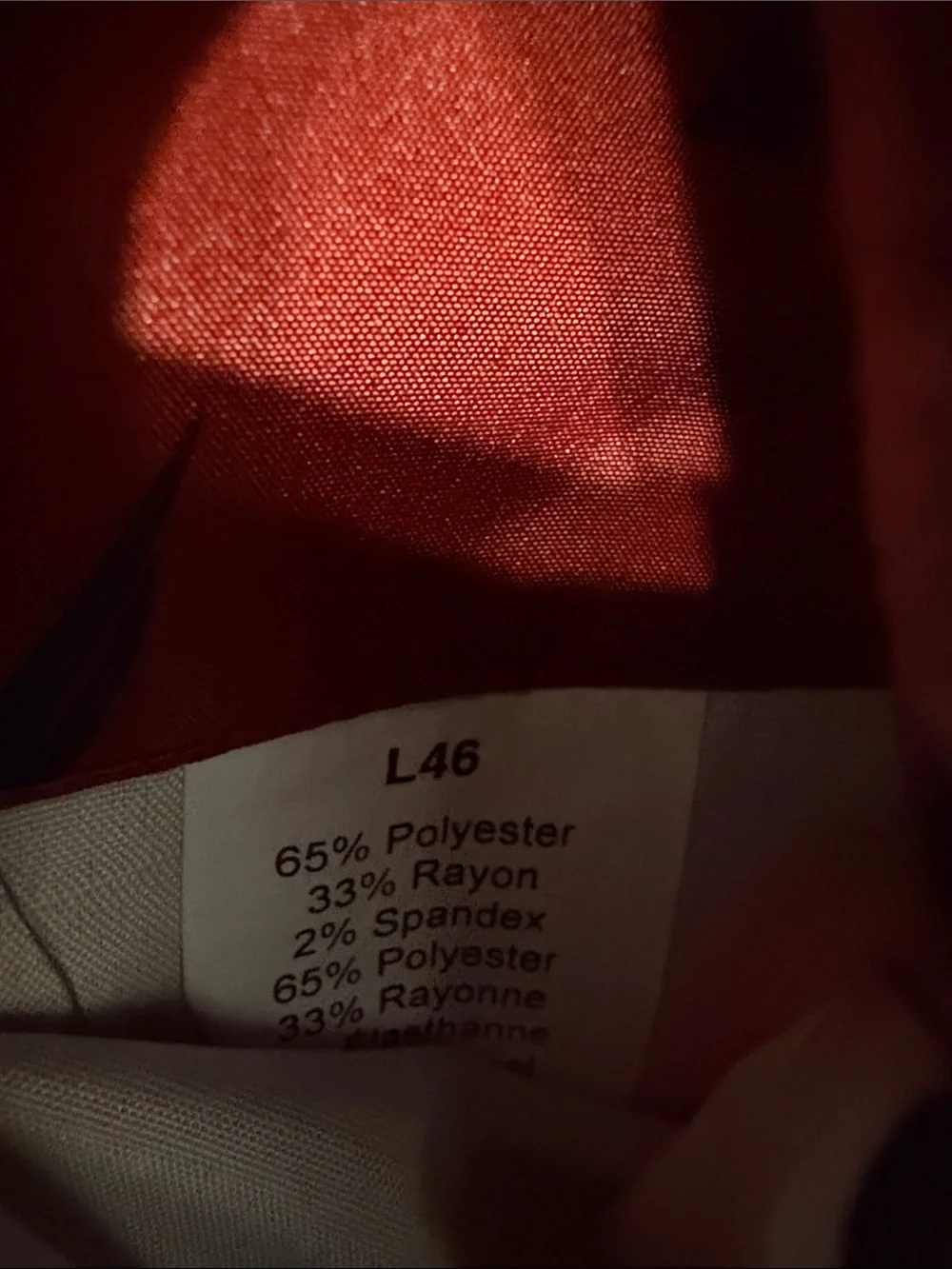 Nautica Pink Windowpane Sport Coat with Blue Grid 46L